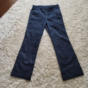 GAP wide leg trouser jean. SIZE 12 Long
